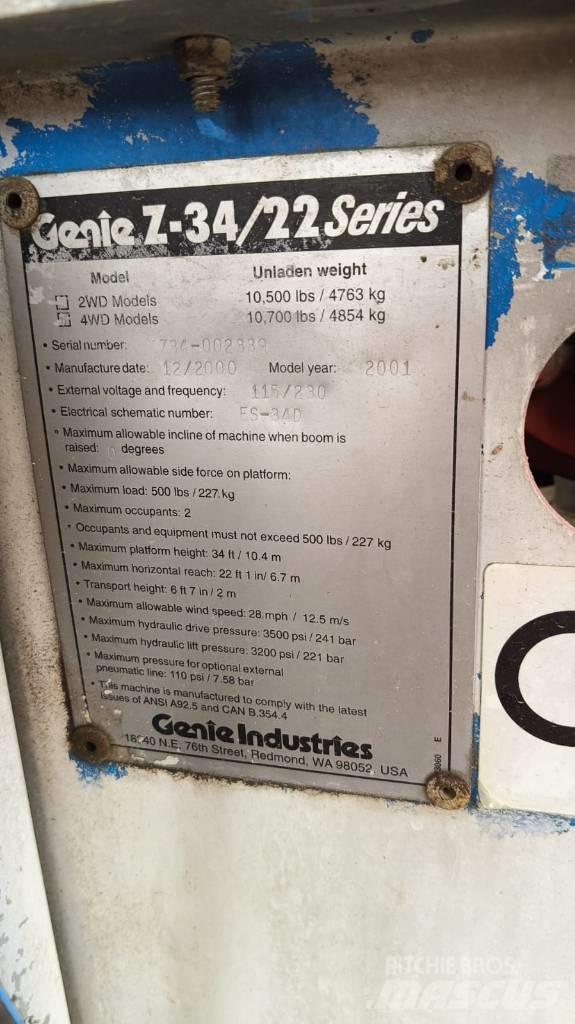 Genie Z 34/22 IC 曲臂高空作業車