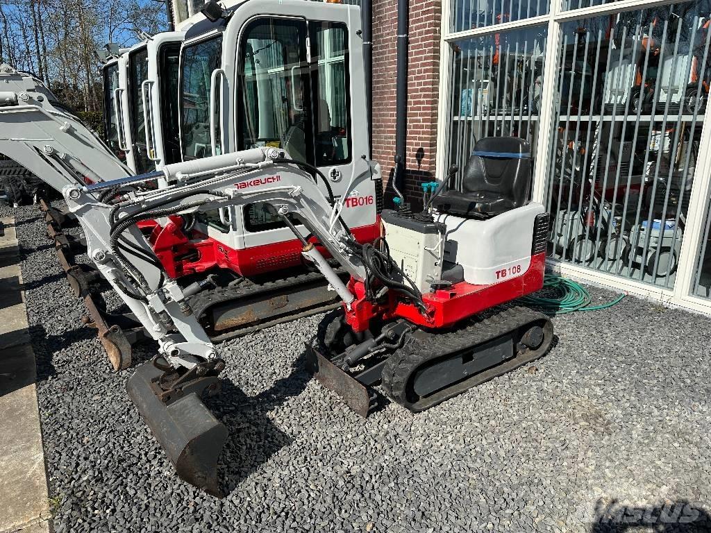 Takeuchi TB 108 小型挖土機/掘鑿機<7t(小型挖掘機)