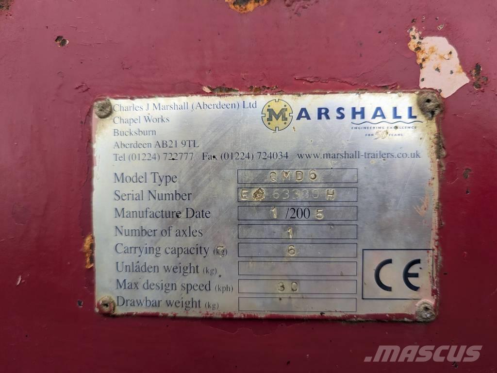 Marshall QMD6 傾卸式拖車