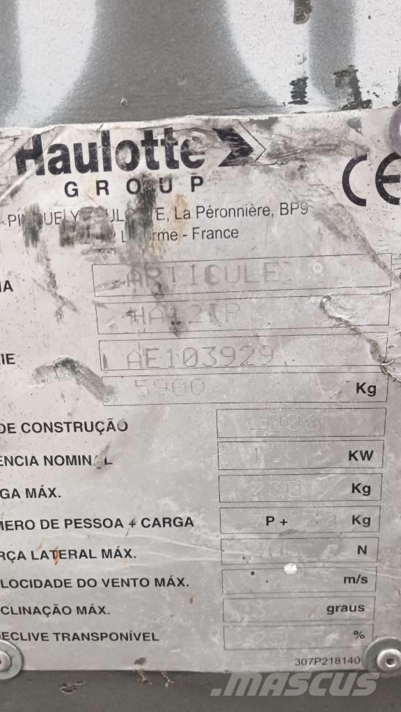 Haulotte HA 12 IP 曲臂高空作業車