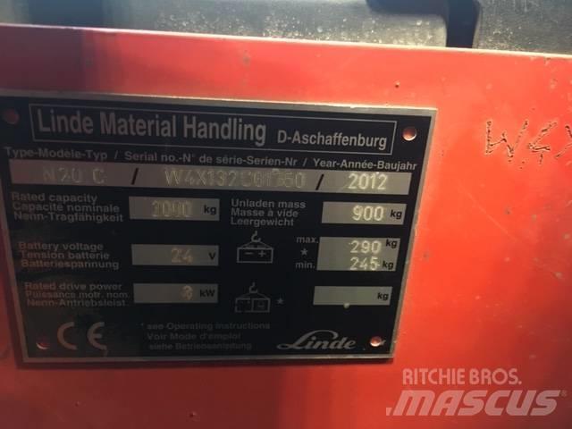 Linde N20C/132 低架裝載機