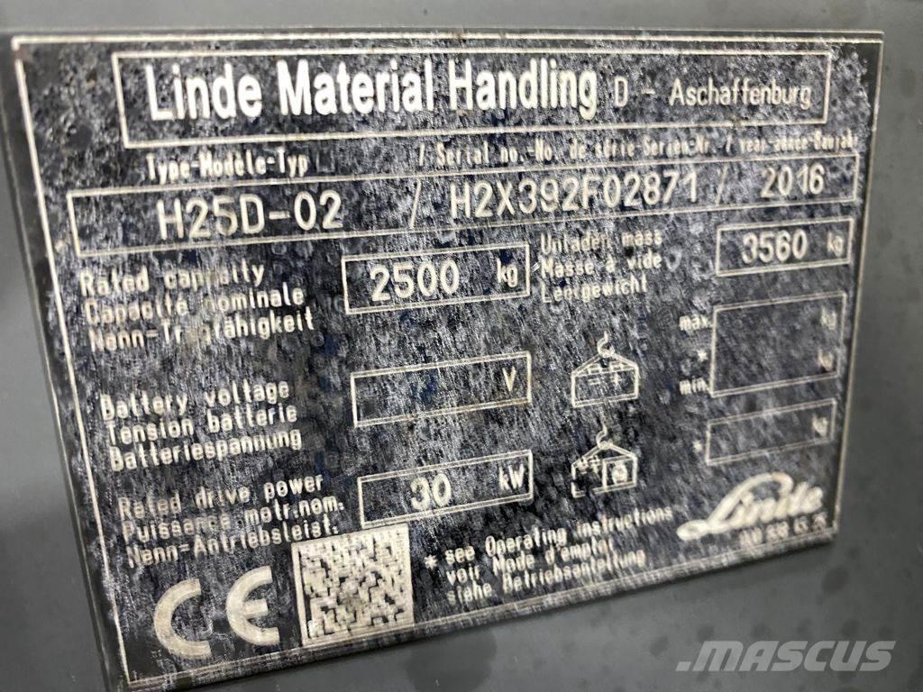 Linde H25D-02 柴油卡車