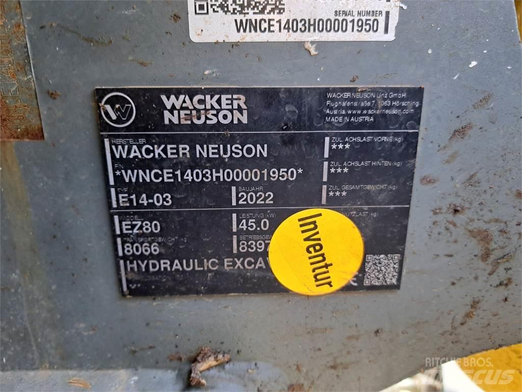Wacker Neuson EZ80 履帶式 挖土機/掘鑿機/挖掘機
