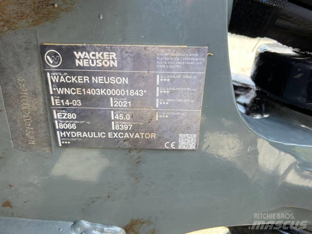 Wacker Neuson EZ80 履帶式 挖土機/掘鑿機/挖掘機