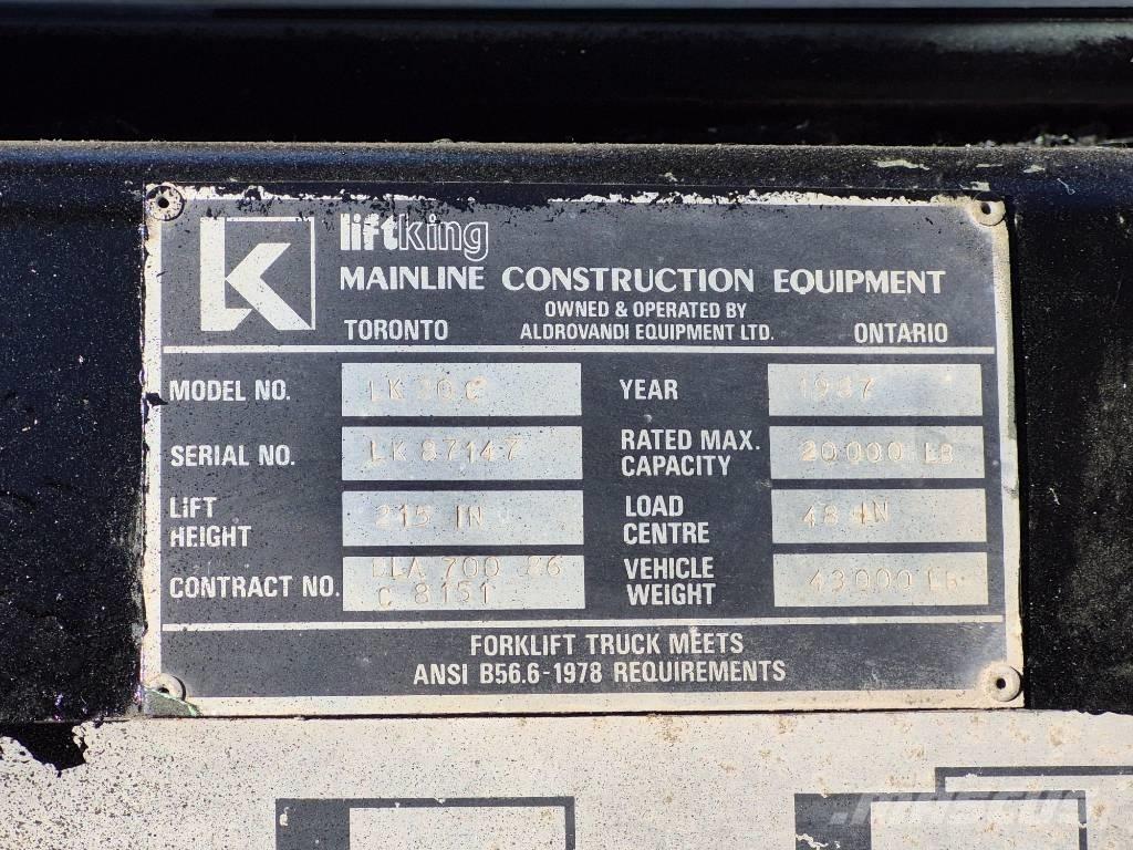 Liftking LK20C 堆高機(叉車)-其他