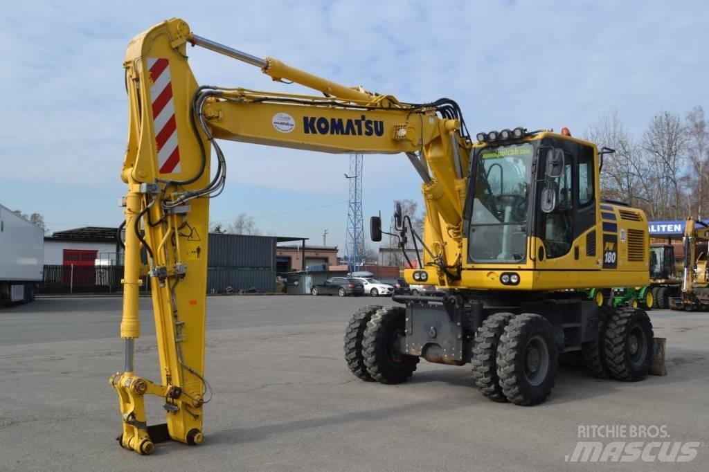 Komatsu PW 180-10 旋轉式挖土機/掘鑿機/挖掘機