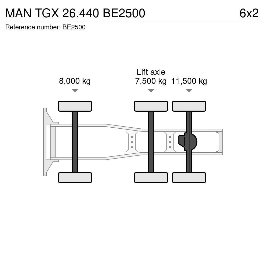 MAN TGX 26.440 曳引機組件