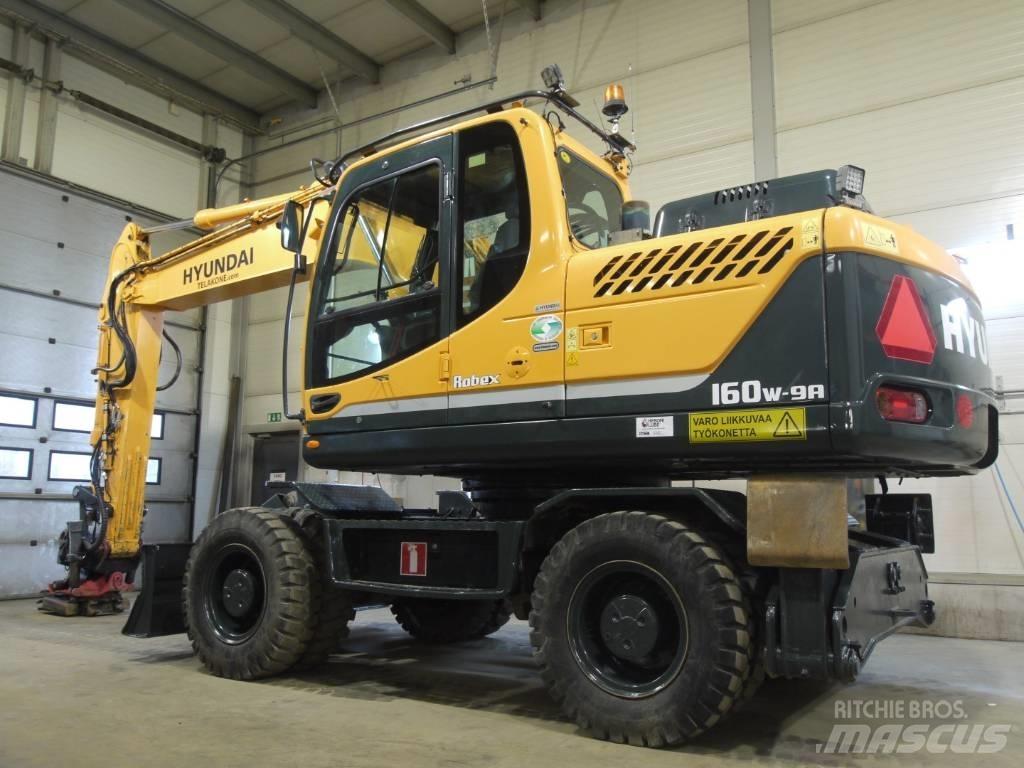 Hyundai R 160 W-9A 旋轉式挖土機/掘鑿機/挖掘機