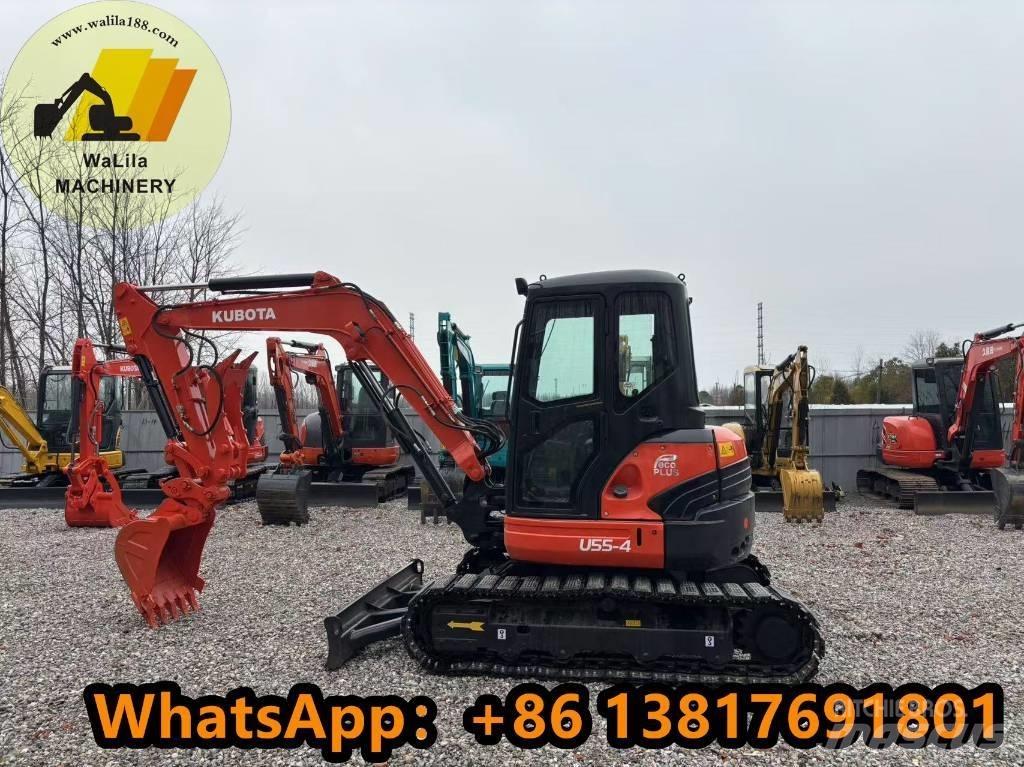 Kubota U 55 小型挖土機/掘鑿機<7t(小型挖掘機)