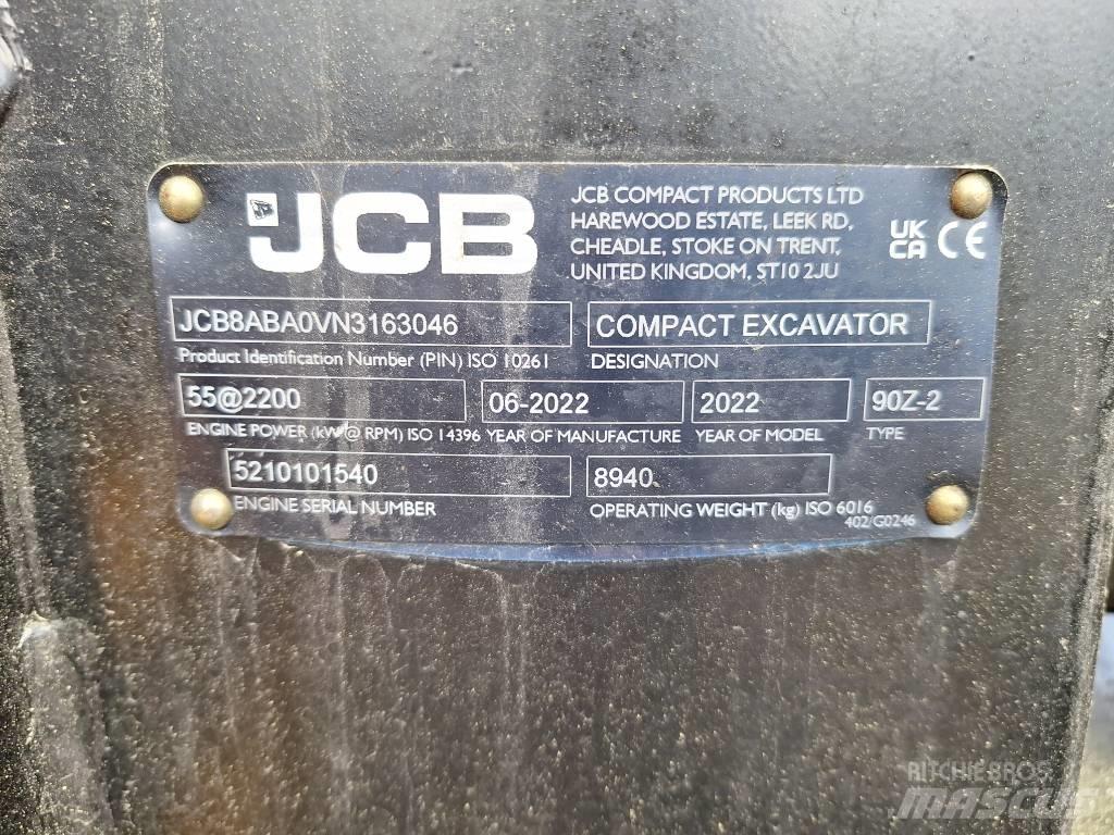 JCB 90 Z-2 中型挖土機/掘鑿機/挖掘機 7t-12t