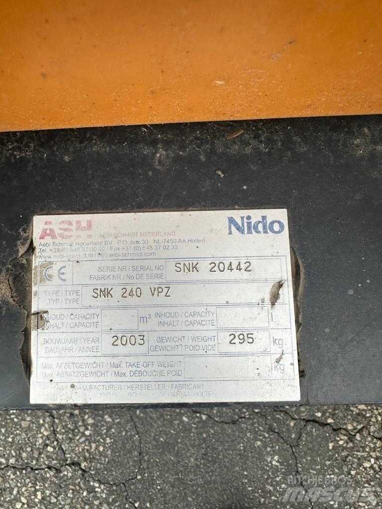 Nido SNK 240 VPZ 刮雪板和犁