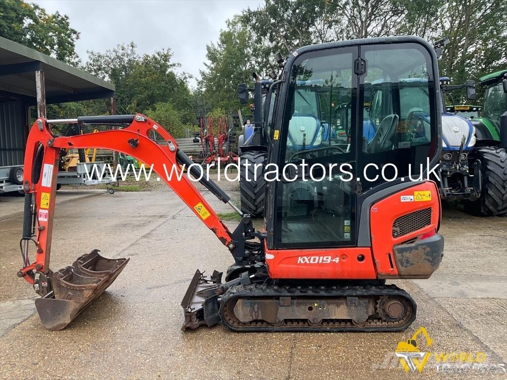 Kubota KX 019-4 小型挖土機/掘鑿機<7t(小型挖掘機)