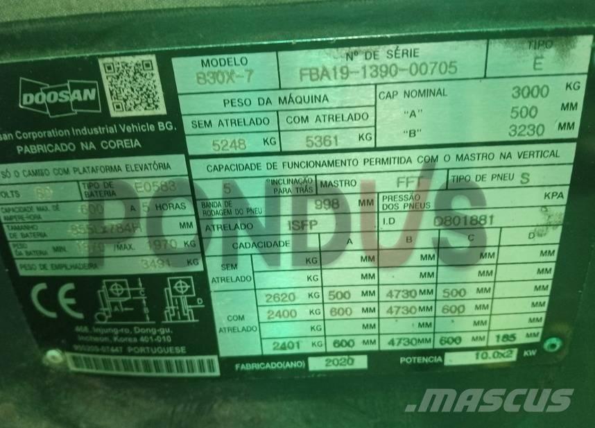 Doosan B22 電動堆高機