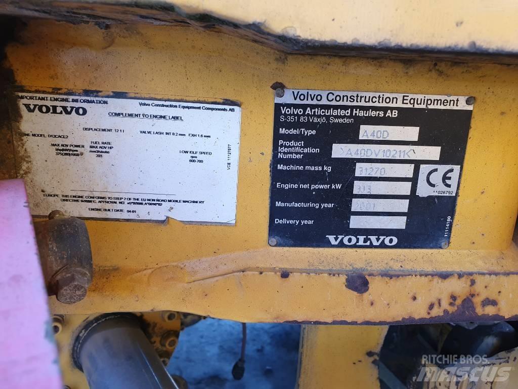 Volvo A 40 D 鉸接式起吊車