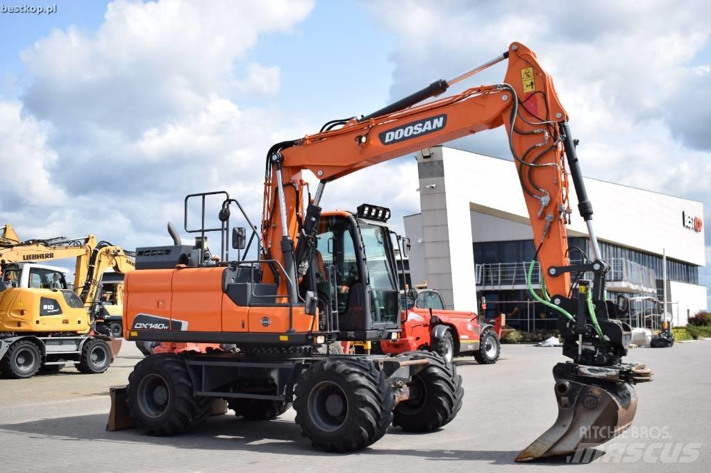 Doosan DX 140 W-5 旋轉式挖土機/掘鑿機/挖掘機