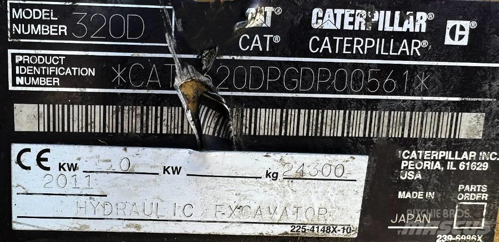 CAT 320 D L 履帶式 挖土機/掘鑿機/挖掘機