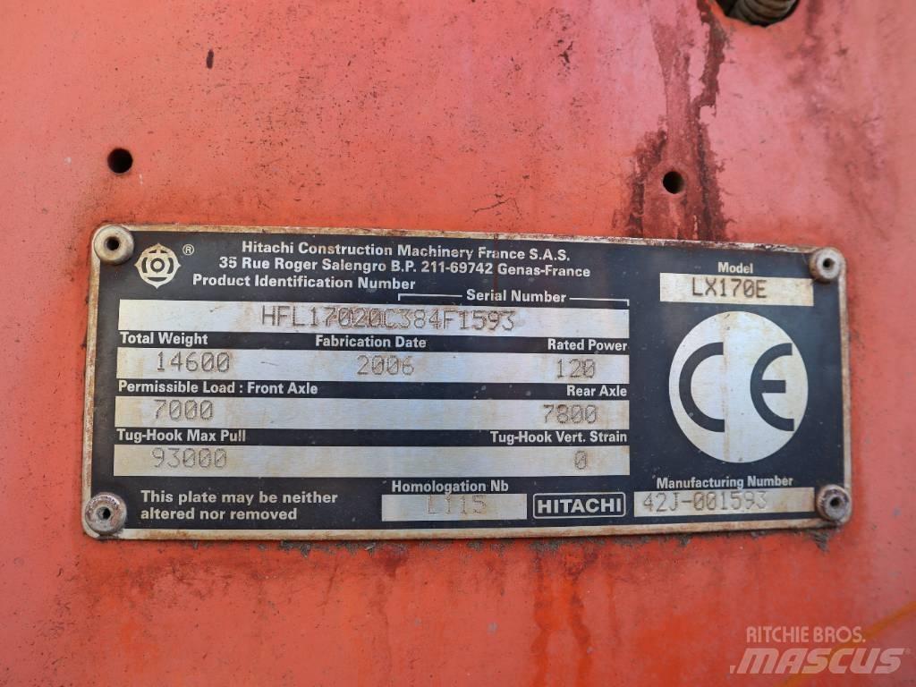 Hitachi LX 170 E 輪胎式裝載機