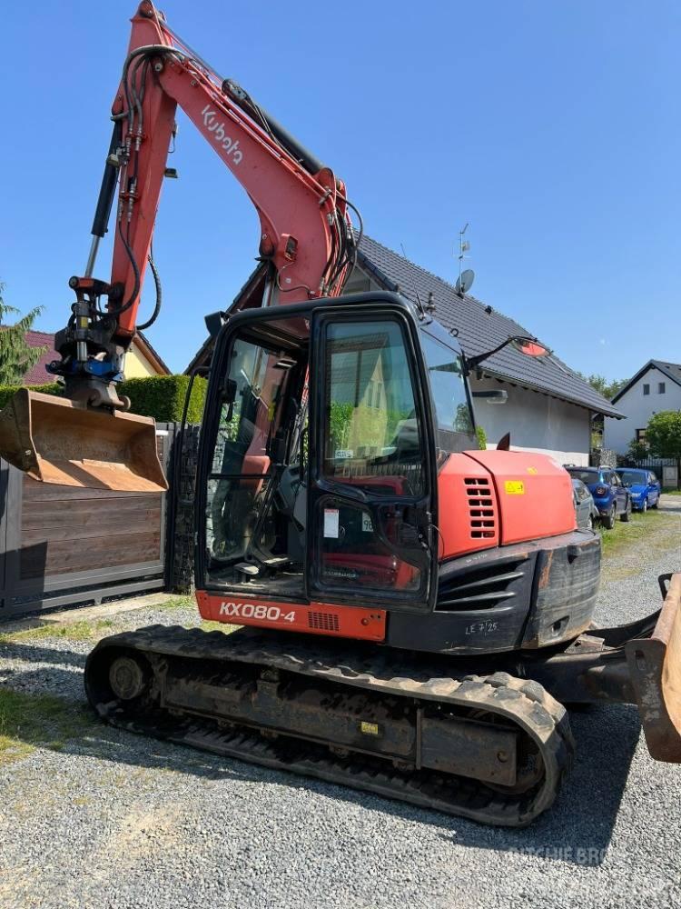 Kubota KX 080-4 中型挖土機/掘鑿機/挖掘機 7t-12t