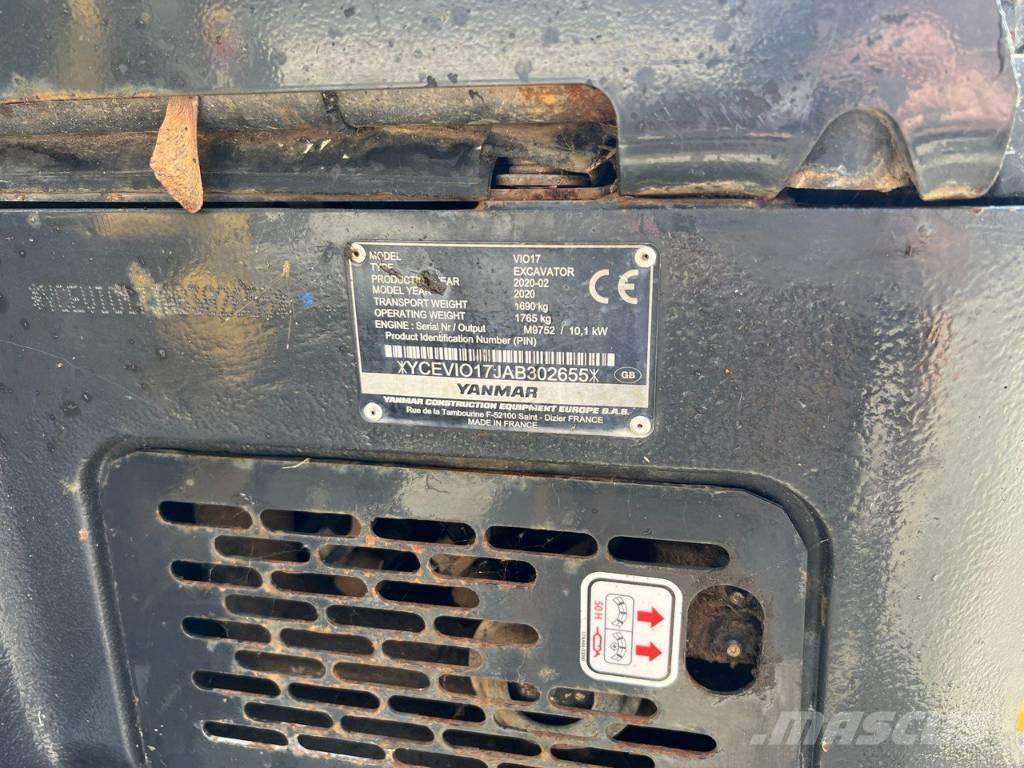 Yanmar Vio 17 小型挖土機/掘鑿機<7t(小型挖掘機)