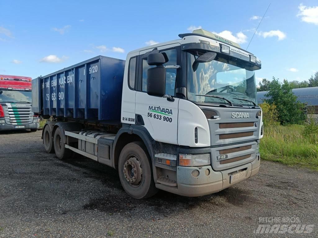 Scania P 420 吊鉤式起重車