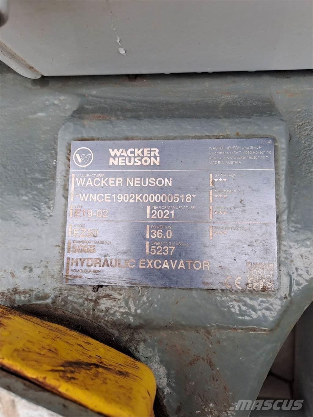Wacker Neuson EZ50 履帶式 挖土機/掘鑿機/挖掘機