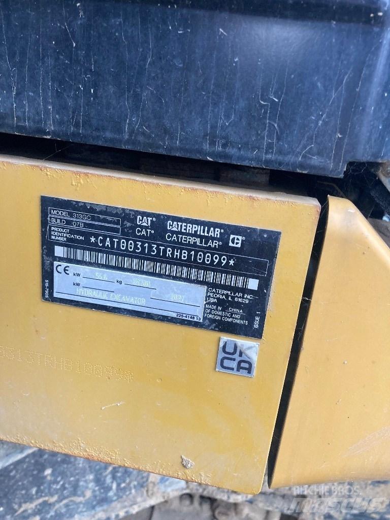 CAT 313 GC - nextgen 履帶式 挖土機/掘鑿機/挖掘機