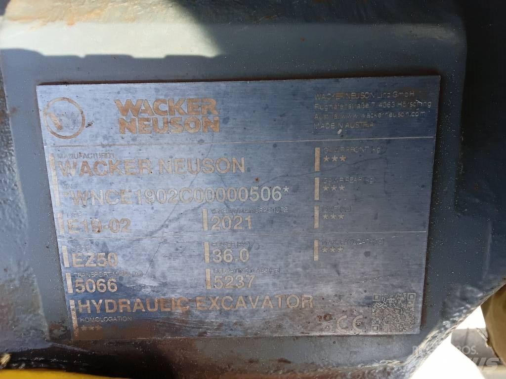 Wacker Neuson EZ50 履帶式 挖土機/掘鑿機/挖掘機