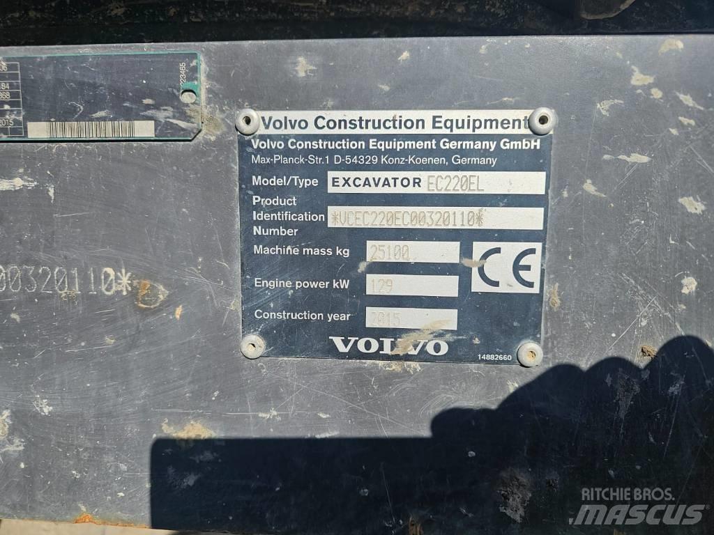 Volvo EC220EL 履帶式 挖土機/掘鑿機/挖掘機