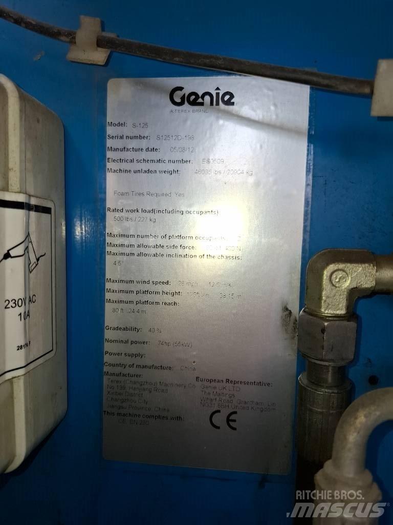 Genie S 125 伸縮臂高空作業車