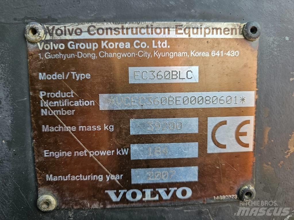 Volvo EC 360 B LC 履帶式 挖土機/掘鑿機/挖掘機