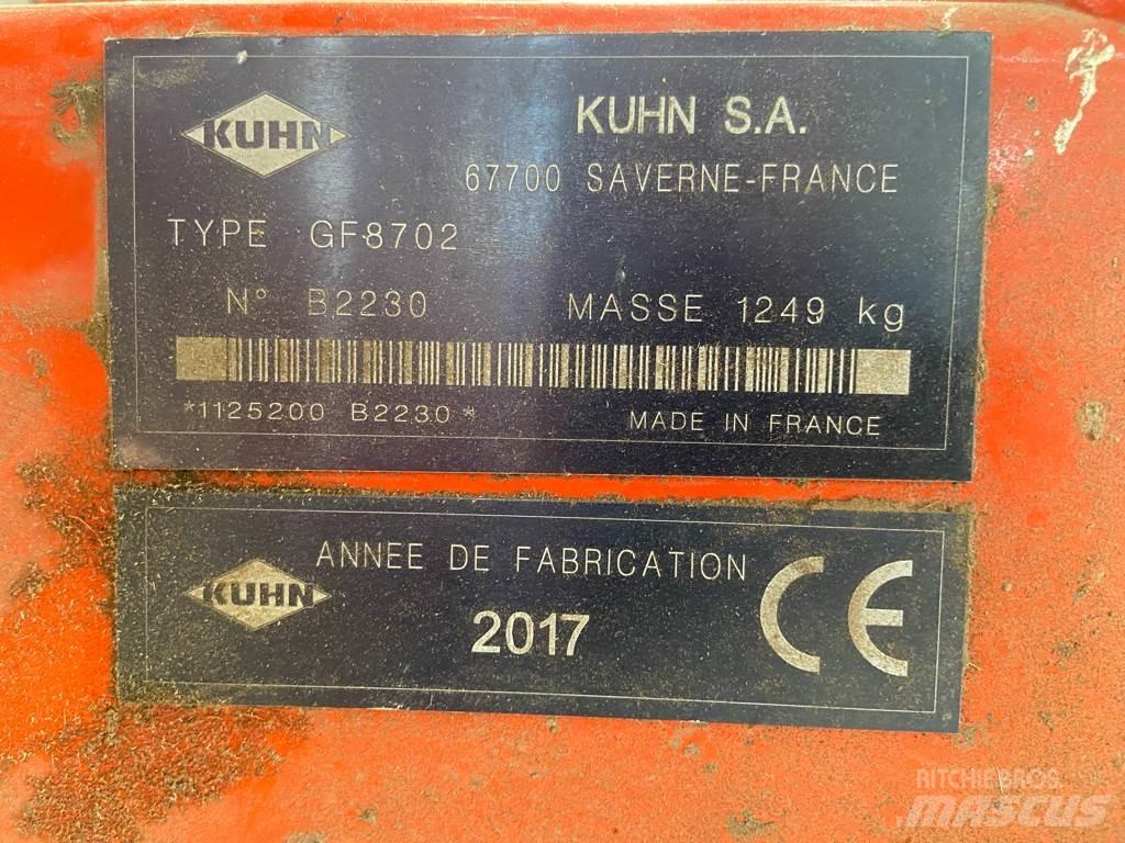 Kuhn GF8702 耙與翻草機