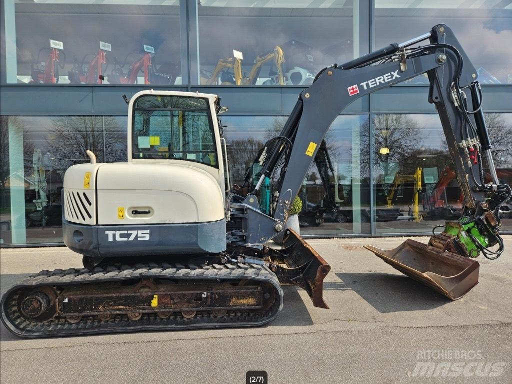 Terex TC 75 中型挖土機/掘鑿機/挖掘機 7t-12t