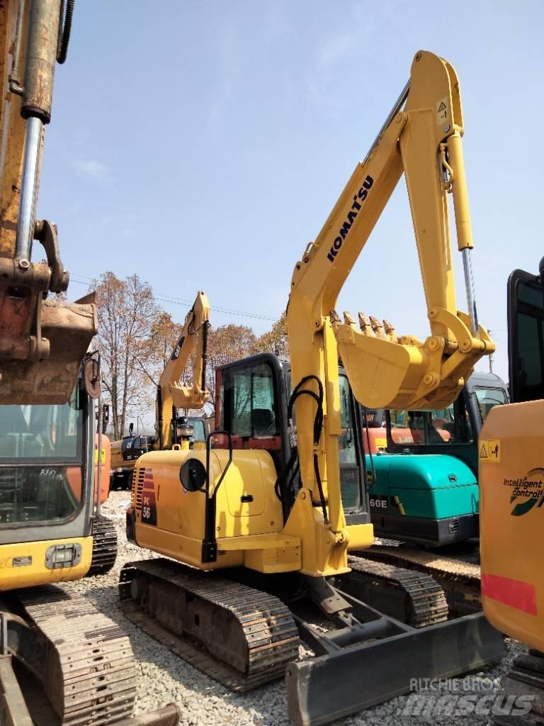 Komatsu PC 56 小型挖土機/掘鑿機<7t(小型挖掘機)
