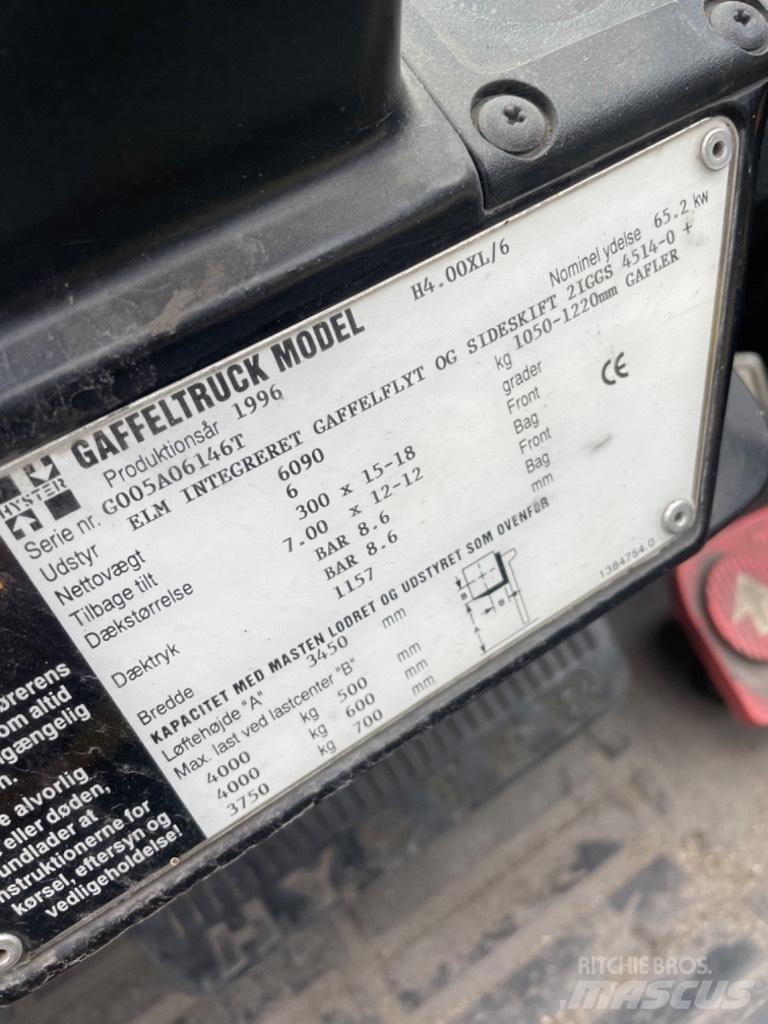 Hyster H 4.00 XL 液化石油氣LPG卡車