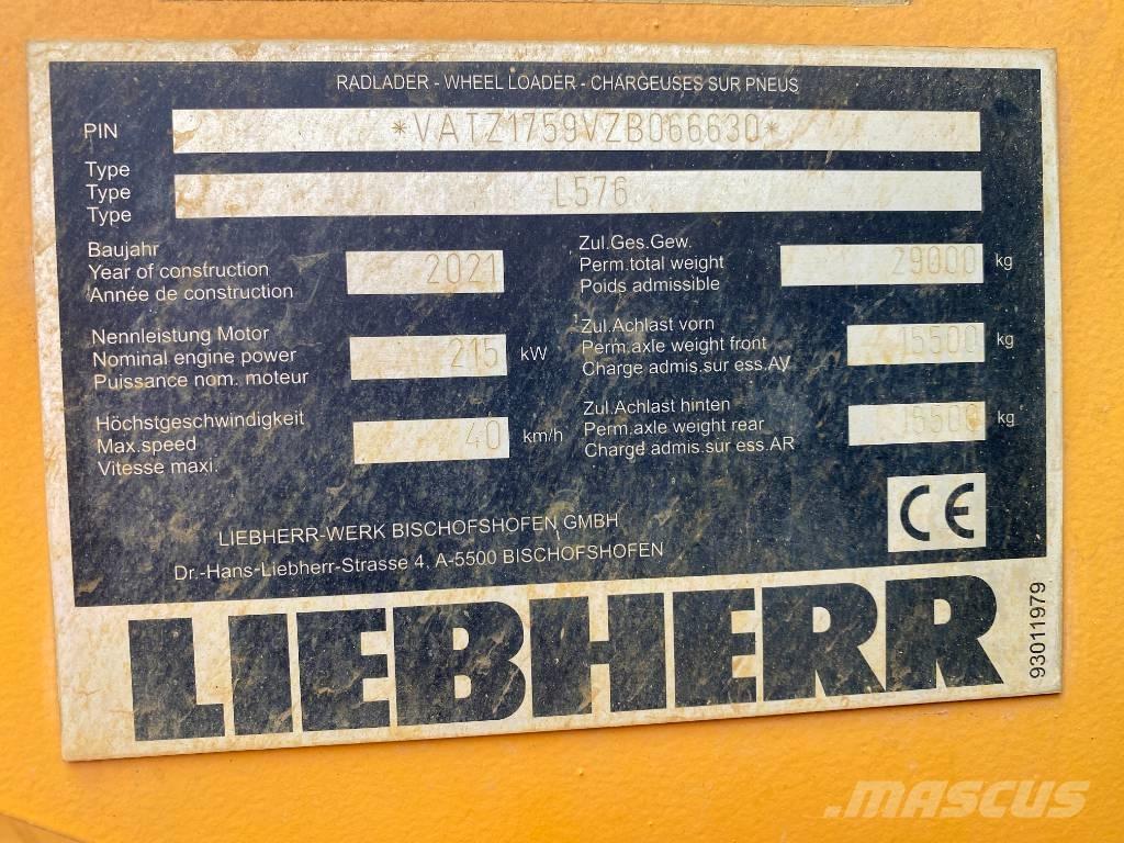 Liebherr L 576 輪胎式裝載機