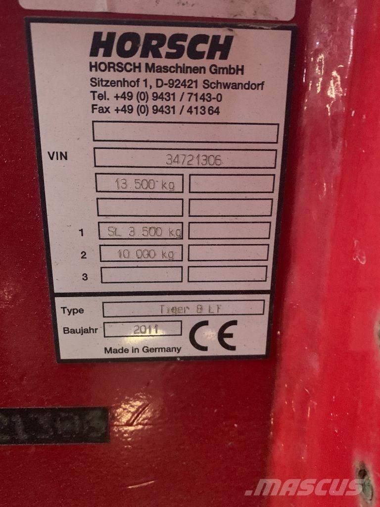 Horsch Tiger 8 LT 中耕管理機