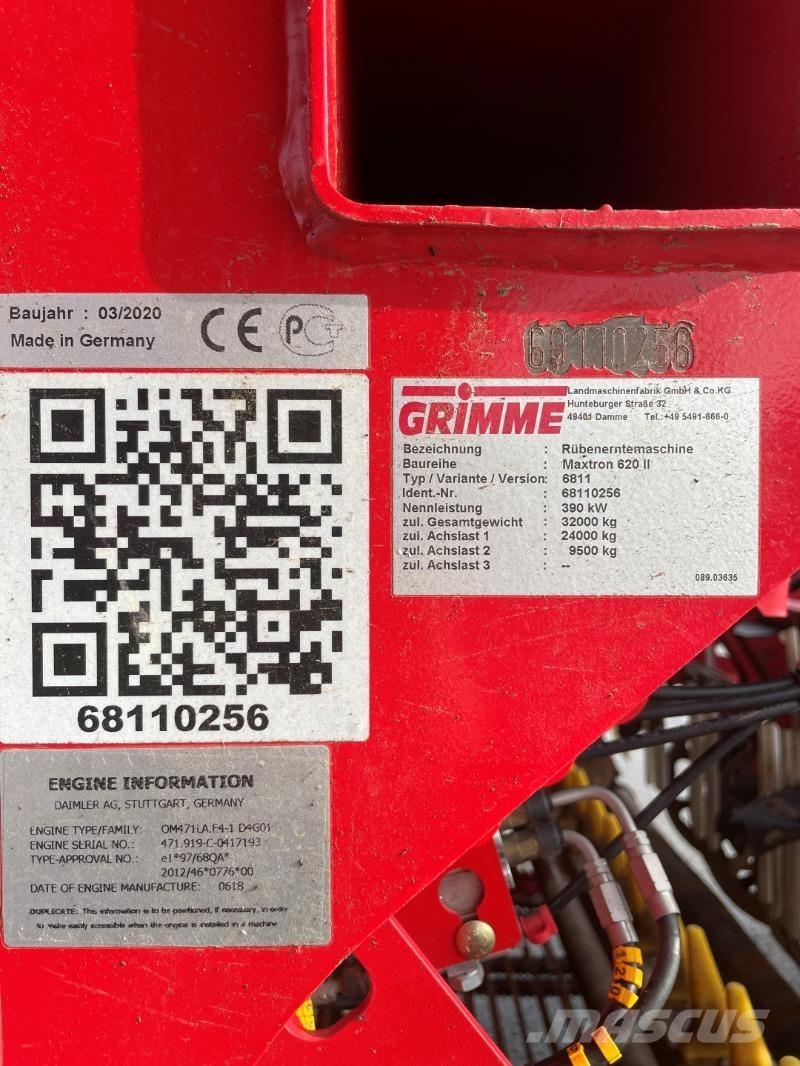 Grimme MAXTRON 620 其他農業機械