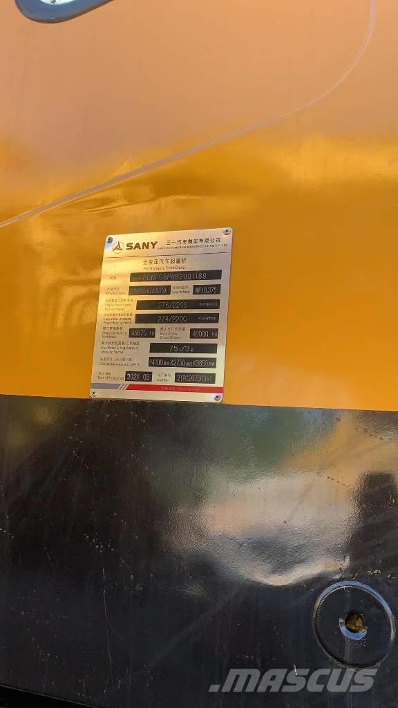 Sany 750s 全路面起重機/吊車