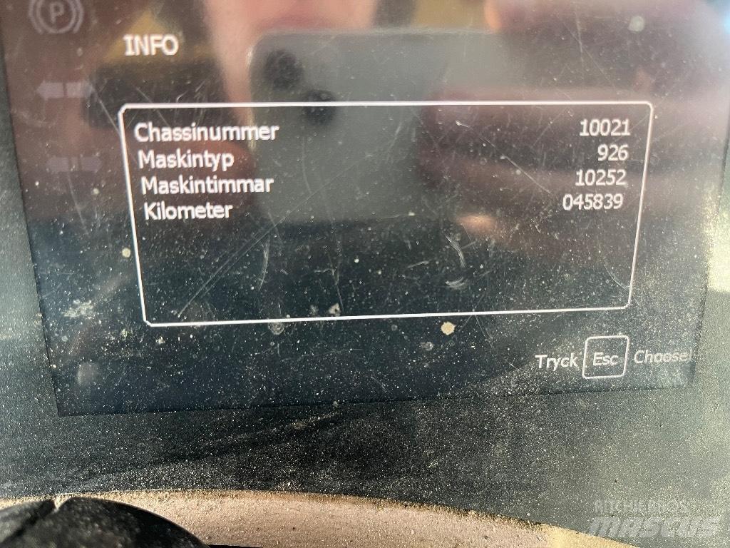 Hydrema 926 D 反鏟裝載機