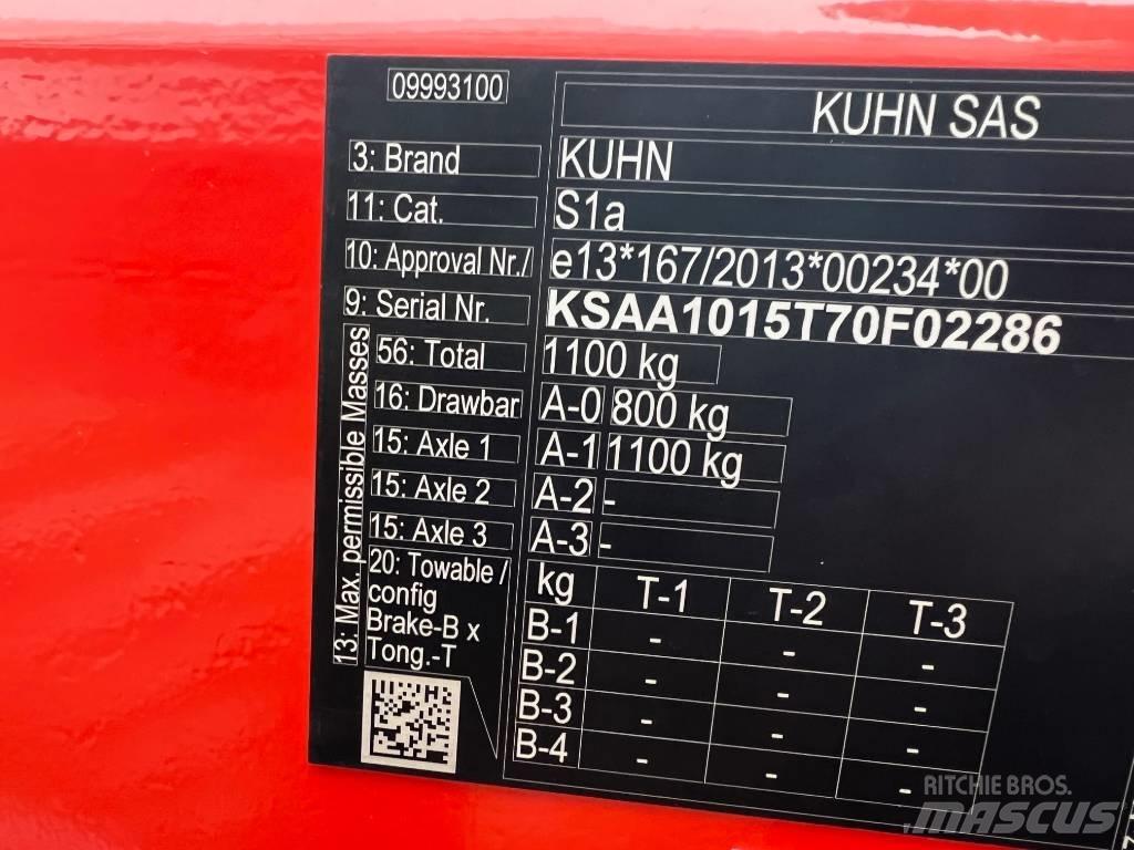 Kuhn GA 7501 耙與翻草機