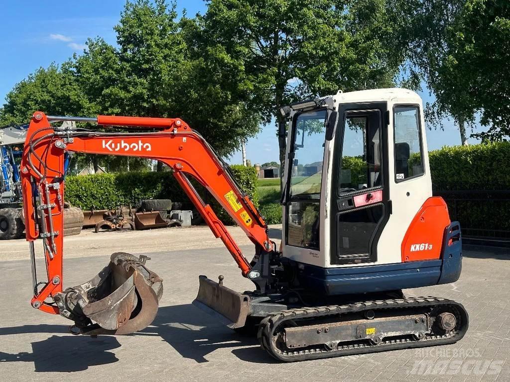 Kubota KX61-3 小型挖土機/掘鑿機<7t(小型挖掘機)