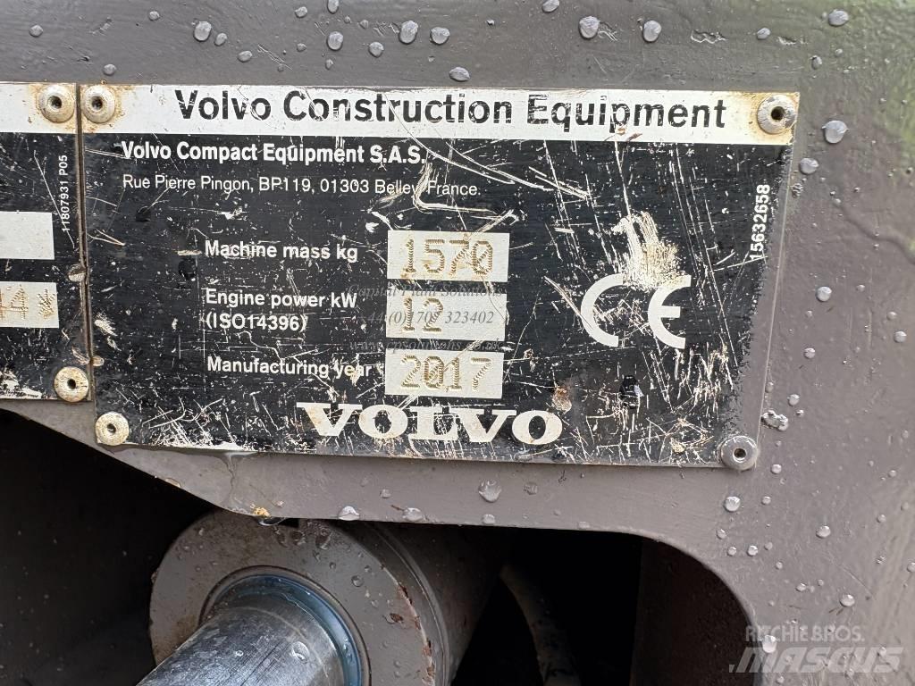 Volvo EC 15 D 小型挖土機/掘鑿機<7t(小型挖掘機)