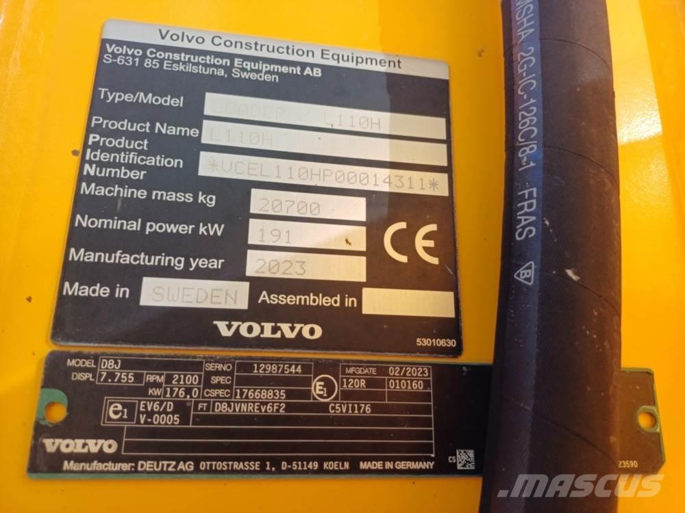 Volvo L110H 輪胎式裝載機