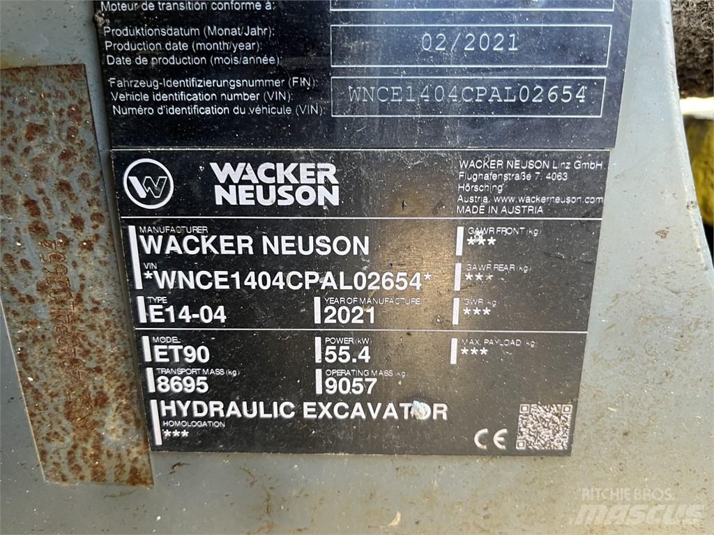 Wacker Neuson ET90 中型挖土機/掘鑿機/挖掘機 7t-12t