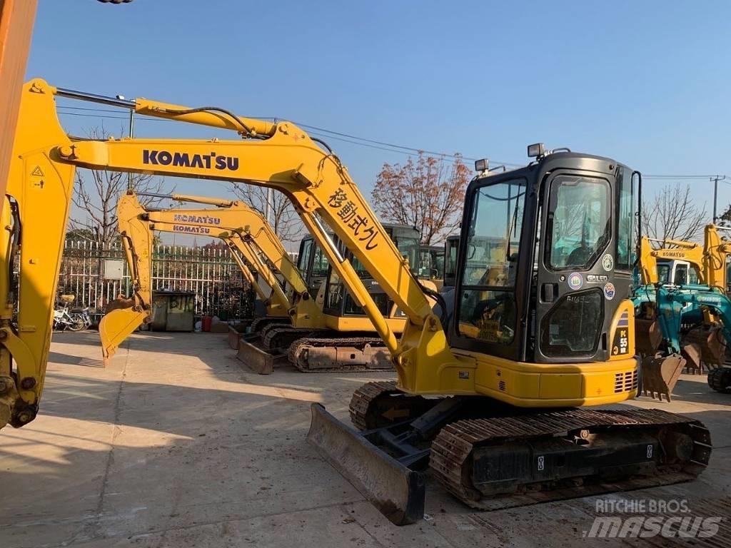 Komatsu PC 55 小型挖土機/掘鑿機<7t(小型挖掘機)