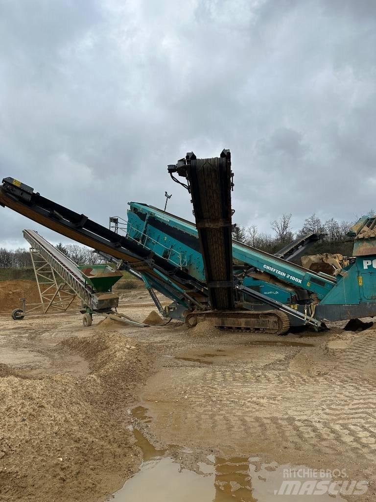 PowerScreen 2100X 移動式篩選機