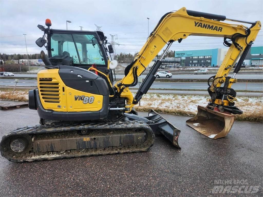 Yanmar VIO 80-1A 中型挖土機/掘鑿機/挖掘機 7t-12t