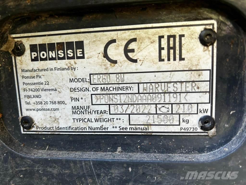 Ponsse Ergo 8W 收穫機