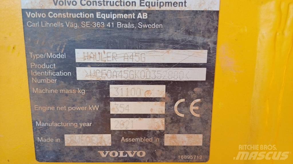 Volvo A 45 G 鉸接式起吊車