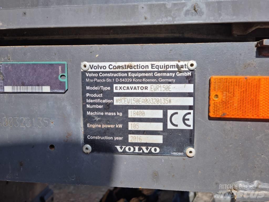 Volvo EWR 150 E 旋轉式挖土機/掘鑿機/挖掘機